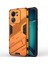 Xiaomi 13T/13T Pro/redmi K60 Ultra Için Sert Pc Tpu Hibrit Düşme Önleyici Stand Telefon Kılıfı - Turuncu (Yurt Dışından) 3