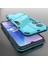 Oppo A97 5g Için Sert Pc Tpu Hibrit Düşme Önleyici Stand Telefon Kılıfı - Mavi (Yurt Dışından) 5
