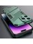 iPhone 15 Pro Için Sert Pc Tpu Hibrit Düşme Önleyici Stand Telefon Kılıfı - Yeşil (Yurt Dışından) 5