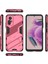 Xiaomi Redmi Note 12S 4g Için Sert Pc Tpu Hibrit Düşme Önleyici Stand Telefon Kılıfı - Sıcak Pembe (Yurt Dışından) 2