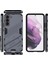Samsung Galaxy S22+ 5g Için Sert Pc Tpu Hibrit Düşme Önleyici Stand Telefon Kılıfı - Gri (Yurt Dışından) 2