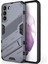 Samsung Galaxy S22+ 5g Için Sert Pc Tpu Hibrit Düşme Önleyici Stand Telefon Kılıfı - Gri (Yurt Dışından) 3