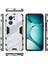 Xiaomi 13T/13T Pro/redmi K60 Ultra Için Sert Pc Tpu Hibrit Düşme Önleyici Stand Telefon Kılıfı - Beyaz (Yurt Dışından) 2