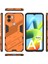Xiaomi Poco C50/REDMI A1+/redmi A2+ Için Sert Pc Tpu Hibrit Düşme Önleyici Stand Telefon Kılıfı - Turuncu (Yurt Dışından) 2