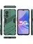 Oppo A97 5g Için Sert Pc Tpu Hibrit Düşme Önleyici Stand Telefon Kılıfı - Yeşil (Yurt Dışından) 2