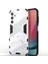 Samsung Galaxy A25 Için Sert Pc Tpu Hibrit Düşme Önleyici Stand Telefon Kılıfı - Beyaz (Yurt Dışından) 3