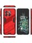 Oneplus 10T Için Sert Pc Tpu Hibrit Düşme Önleyici Stand Telefon Kılıfı - Kırmızı (Yurt Dışından) 2