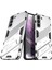 Samsung Galaxy S22+ 5g Için Sert Pc Tpu Hibrit Düşme Önleyici Stand Telefon Kılıfı - Beyaz (Yurt Dışından) 1