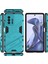 Xiaomi 11T / 11T Pro Için Sert Pc Tpu Hibrit Düşme Önleyici Stand Telefon Kılıfı - Mavi (Yurt Dışından) 1