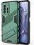 Xiaomi 11T / 11T Pro Için Sert Pc Tpu Hibrit Düşme Önleyici Stand Telefon Kılıfı - Yeşil (Yurt Dışından) 3