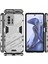 Xiaomi 11T / 11T Pro Için Sert Pc Tpu Hibrit Düşme Önleyici Stand Telefon Kılıfı - Beyaz (Yurt Dışından) 2
