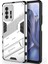 Xiaomi 11T / 11T Pro Için Sert Pc Tpu Hibrit Düşme Önleyici Stand Telefon Kılıfı - Beyaz (Yurt Dışından) 3
