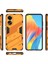 Oppo A78 4g Için Sert Pc Tpu Hibrit Düşme Önleyici Stand Telefon Kılıfı - Turuncu (Yurt Dışından) 2