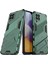 Samsung Galaxy A22 4g Için Sert Pc Tpu Hibrit Düşme Önleyici Stand Telefon Kılıfı - Yeşil (Yurt Dışından) 1