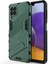 Samsung Galaxy A22 4g Için Sert Pc Tpu Hibrit Düşme Önleyici Stand Telefon Kılıfı - Yeşil (Yurt Dışından) 3