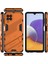 Samsung Galaxy A22 4g Için Sert Pc Tpu Hibrit Düşme Önleyici Stand Telefon Kılıfı - Turuncu (Yurt Dışından) 2
