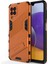 Samsung Galaxy A22 4g Için Sert Pc Tpu Hibrit Düşme Önleyici Stand Telefon Kılıfı - Turuncu (Yurt Dışından) 3