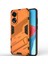 Oppo A78 4g Için Sert Pc Tpu Hibrit Düşme Önleyici Stand Telefon Kılıfı - Turuncu (Yurt Dışından) 3