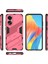 Oppo A78 4g Için Sert Pc Tpu Hibrit Düşme Önleyici Stand Telefon Kılıfı - Sıcak Pembe (Yurt Dışından) 2