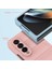 Samsung Galaxy Z Fold 4 5g Için Dayanıklı Pc Kauçuk Darbeye Dayanıklı Telefon Kılıfı - Koyu Kırmızı (Yurt Dışından) 3