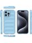 iPhone 15 Pro Için Yumuşak Tpu Kaymaz Telefon Kılıfı - Mavi (Yurt Dışından) 3