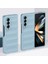 Samsung Galaxy Z Fold 4 5g Için Dayanıklı Pc Kauçuk Darbeye Dayanıklı Telefon Kılıfı - Gri (Yurt Dışından) 1