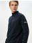 Spor Sweatshirt Yarım Fermuarlı Dik Yaka Slogan Baskılı 2