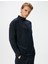 Spor Sweatshirt Yarım Fermuarlı Dik Yaka Slogan Baskılı 3