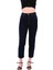 Paçaları Dikişsiz ve Yüksek Belli Cepli Astarsız Kadın Kot Pantolon Mom Fit Jean Lacivert Denim 1