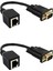 2x VGA - RJ45 Adaptör Ağ Kablosu - VGA Ağ Kablosu Konektörü Monitör - Ağ Kablosu Konektörü VGA Genişletici (Yurt Dışından) 1