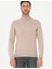 Erkek Taş Slim Fit Yarım Balıkçı Yaka Yün Karışımlı Basic Triko Kazak 50270055-VR049 3