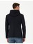 Erkek Lacivert Slim Fit Kapüşonlu Ceket 50287480-VR033 5