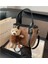 Kadınların Yeni Kore Tarzı Moda Kova Omuz Crossbody Çantası (Yurt Dışından) 4