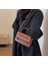 Kadın Yeni Retro Düz Renk Basit Mizaç Omuz Crossbody Çanta (Yurt Dışından) 4