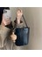 Kadınların Yeni Kore Tarzı Retro Moda Dikey Çizgili Süet Omuz Crossbody Çanta (Yurt Dışından) 3