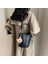 Kadınların Yeni Kore Tarzı Retro Moda Dikey Çizgili Süet Omuz Crossbody Çanta (Yurt Dışından) 4