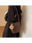 Kadınların Yeni Kore Tarzı Retro Moda Dikey Çizgili Süet Omuz Crossbody Çanta (Yurt Dışından) 3