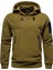 Ghassy Co. Erkek Military Sport Warm Outdoor Kapüşonlu Polar Ceket 2
