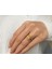 Pırlanta ve Emerald Kesim Sitrin Tektaş Yüzük 0431R0035 4