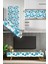 Mavi Çiçek Desenli Yapışkanlı Folyo, Mutfak, Tezgah, Masa, Dolap Kaplama Folyosu, Isıya Dayanıklı, Su Geçirmez, Yapışkan Folyolar, Sticker, Büyük Ebatlı, Dekoros 1