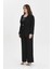 Even Plus Size Even Plus Size Siyah Krep Ceket Pantolon Büyük Abiye Takım 50 4