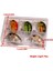 5 Adet Crankbait Lrf Balık Olta Yem Seti - Sesli Bilyalı - Kutulu - 2.7cm 1.5gr 4