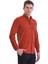Kiremit Slim Fit Düz 100% Pamuklu Düğmeli Yaka Uzun Kollu Klasik Gömlek 1