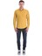 Hardal Slim Fit Düz 100% Pamuklu Düğmeli Yaka Uzun Kollu Klasik Gömlek 2