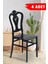 4 Adet Carisma Siyah Sandalye / Balkon-Bahçe-Mutfak 1