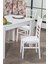 4 Adet Soho Beyaz Sandalye / Balkon-Bahçe-Mutfak 4