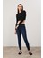Kadın Gabriella Smoke Blue Skinny Jean Pantolon 1