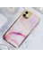 Apple iPhone 11 Marble Parlak Mermer Desenli Cam Kare Telefon Kılıfı 1