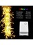 SSDESIGN 4 Metre Fişli 16 Saçaklı 8 Fonksiyonlu Eklenebilir LED Sarkıt Yılbaşı Ip Perde LED 3