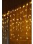 SSDESIGN 4 Metre Fişli 16 Saçaklı 8 Fonksiyonlu Eklenebilir LED Sarkıt Yılbaşı Ip Perde LED 5